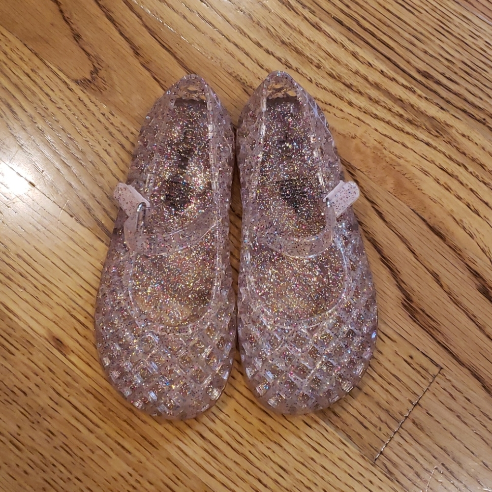 Rainbow glitter jellies